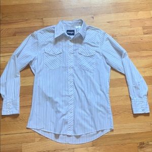 Wrangler Western Pearl Snap Shirt Men’s M
